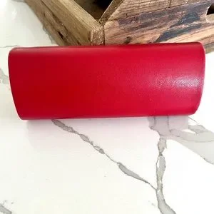 Vintage Valentino Hardshell Glasses Case Valentino Red Sunglasses Eye Glasses Hard Clamshell Case  main image 3